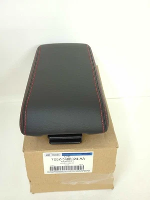 Nuevo reposabrazos original Ford consola central 2007-2009 MKZ Fusion cuero negro R Foto 1 de 4