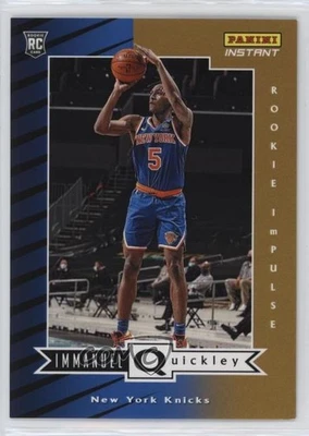 2020-21 Panini Instant Rookie Impulse /1740 Immanuel Quickley #RI-24 RC - Image 1 of 3