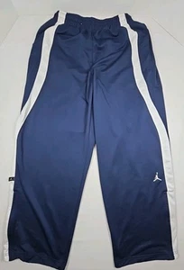 Vtg Nike Air Jordan Jumpman Blue Athletic Basketball Pants Mens XL Ankle Zip - Picture 1 of 14