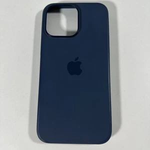 Apple iPhone 15 Pro Max Silikon Case MagSafe Storm Blue Silikon  - Bild 1 von 16
