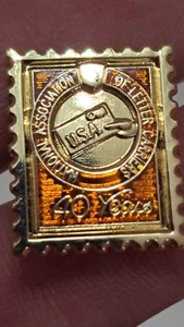 Vintage National Association of Letter Carriers 50 Years Pin In Case - Picture 1 of 4