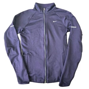 Nike Womens Active Jacket Eggplant Purple Reflective Silver Size Small - Picture 1 of 7