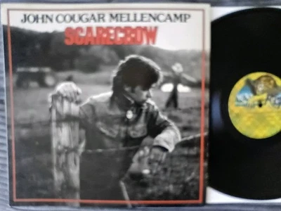 John Cougar Mellencamp - Scarecrow - EX/EX 1985 Pop Rock Riva Sleeve CRC 1ST  - Image 1 of 4