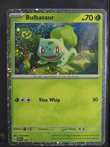 Bulbasaur 046 - Cosmos Holo Promo - Con Remolino - 151 - Casi Nuevo - Imagen 1 de 2