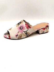Kelly and Katie Sandals Womens Amour Multi Floral 7.5 Dressy Slide Shoes Fabric - Picture 1 of 10