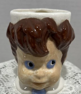 Taza cara cerámica años 60 3,5" - Imagen 1 de 7