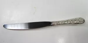 Cuchillo de Cena Alvin BRIDAL BOUQUET Esterlina Moderno Mango Hueco 9" - Imagen 1 de 11