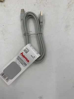 hama - USB 2.0 Cable 1,3m - 00 053721 - Bild 1 von 2