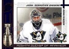 2003-04 Pacific Quest for the Cup Blue #2 Jean-Sebastien Giguere
