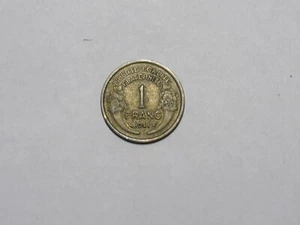 Old France Coin - 1941 Aluminum-Bronze 1 Franc - Circulated - Picture 1 of 2