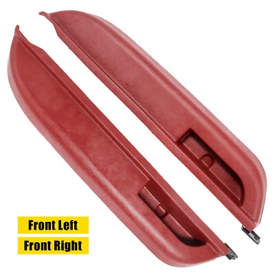 2PCS for 1990-1994 Chevrolet GMC C/K 1500 2500 3500 Front LH RH Door Armrest Red Foto 1 de 4