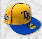 TAMPA BAY RAYS NEW ERA 59FIFTY ON FIELD  FITTED MLB CAP HAT SIZE 7 1/4 NEW