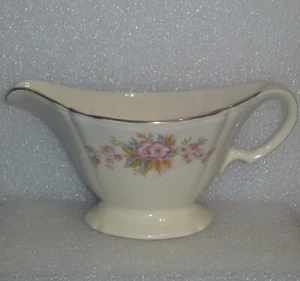 Gravy Boat Made by Edwin Knowles China Co. In The USA~*`#43-12 Semi Viteous - Picture 1 of 7