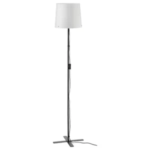 BARLAST Floor Lamp with White Shade Modern Black Living Room Standing Light NEW - Picture 1 of 4