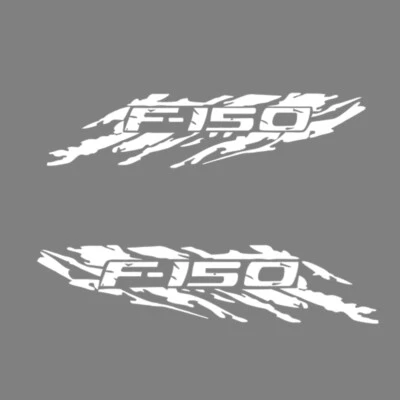 2 calcomanías de carrocería a rayas laterales de cama gráficos vinilo pegatina logotipo para Ford F150 F-150 Foto 1 de 4