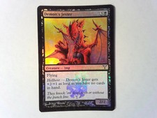 Foil Demon's Jester	 Dissension - Magic the Gathering Mtg - Black