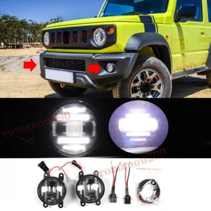For SUZUKI Jimny 2019 2020 2021 LED Driving Lights & LED Front Fog Lights 2pcs - Picture 1 of 8