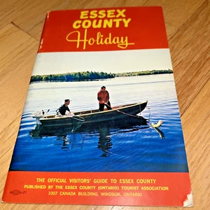 1964 ESSEX COUNTY ONTARIO Official Visitor's Guide Book - Foto 1 di 9