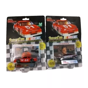 New 90s Toy Car X2 Racing Nascar + Card Lot Champion Wheels Die Cast NIP NOS Old - Picture 1 of 5