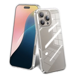 Funda transparente resistente a prueba de golpes para teléfono iPhone 16 Pro Max Plus - Imagen 1 de 12
