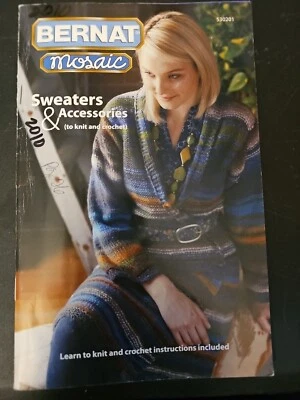 Bernat Mosaic Sweaters & Accessories (To Knit And Crochet) - Image 1 of 3