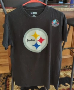 Pittsburgh Steelers Shirt Mens Terry Bradshaw #12 Pro NFL Football T-shirt Tee - Picture 1 of 5