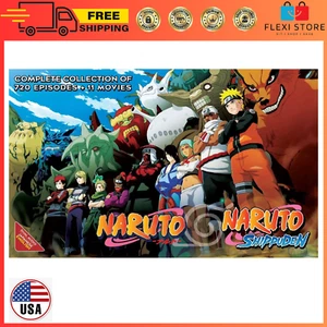 Anime DVD Naruto Shippuden Complete Collection of 720 Episodes + 11 Movies - Picture 1 of 6