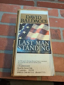 David Baldacci Last Man Standing Book On Tape - Picture 1 of 2