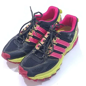 Adidas Womens Kanadia TR 4 G59491 Black Pink Trail Running Shoes Size 9 S25 - Picture 1 of 5