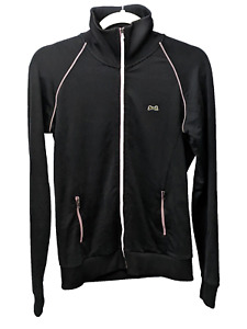 Le Tiger The Classic Full Zip Turtle Neck Collar Track Jacket Black: Womens Med