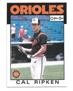 1986 O-Pee-Chee #340 Cal Ripken Jr. Baltimore Orioles Baseball Card OPC HOF Jr - Picture 1 of 2