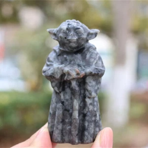 2.4'' Natural Yooperlite carved skull Reiki crystal Skull decor crystal gift 1pc - Bild 1 von 15