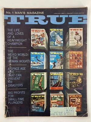 TRUE The Man's Magazine January 1963 The Strange Story of Human Wolves Foto 1 de 4