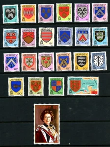 JERSEY 246-268 (23v),1981-83 REGULARS (ARMS AND QE II), MNH (JER455K) - Picture 1 of 1