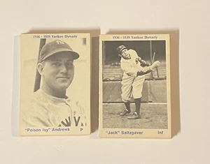 1974 TCMA 1936-39 Yankee Dynasty White Back Singoli Scegli - Foto 1 di 1