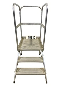 Zarges 41971 Alu Podestleiter Podesttreppe Plattformtreppe 48913 - Bild 1 von 7