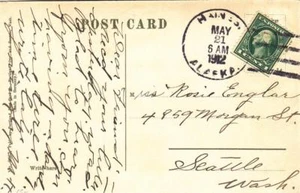 1912, Haines, AK a Seattle, WA (KK105) - Imagen 1 de 1