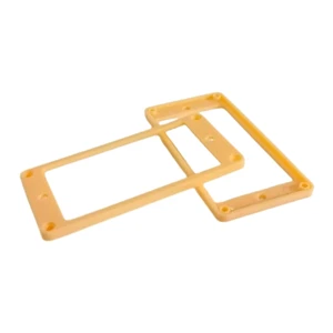 SET TELAIO ANELLO PICKUP CHITARRA ELETTRICA FLAT CREMA HUMBUCKER - Foto 1 di 7