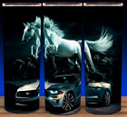 Ford Mustang Convertible with Horse and Wolves Cup Mug Tumbler 20oz