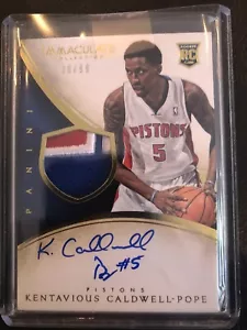 2013-14 Panini Immaculate Kentavius Caldwell-Pope Patch Auto ROOKIE ! #ED / 99 - Picture 1 of 2