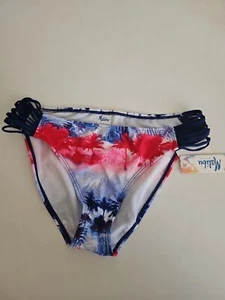 Neu mit Etikett Malibu Bikinihose rot weiß und blau Größe L - Bild 1 von 2