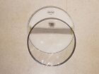 3 PC LUDWIG 14" Batter & 14" Resonate Snare Drum Heads Set W/SNARE WIRES  VGC A+
