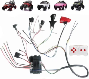 "12V Kids Ride-On Power Wheel Upgrade Kit with Wiring Harness, , & Remote" - Picture 1 of 9
