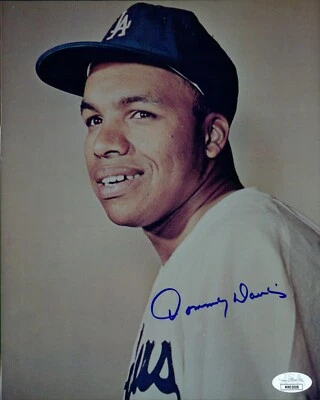 Tommy Davis Los Angeles Dodgers Signed 8x10 Glossy Photo JSA Authenticated - Image 1 of 2