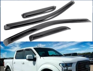 Fits Ford F150 EXT 2004-2014 Super Extended Cab Window Visor Vent Sun/Rain -US - Picture 1 of 6