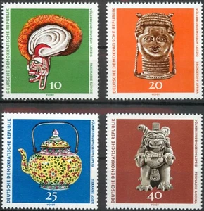 GERMANY (DDR) - 1971 MNH "Ethnological Museum Leipzig" Complete Set Of 4 Stamps - Picture 1 of 1