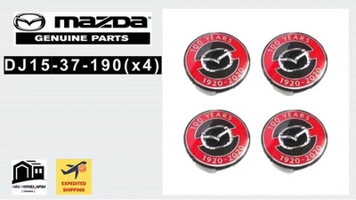 Tapa central 100 aniversario Mazda OEM MX-5 MIATA DJ15-37-190 (x4) JDM de JP Foto 1 de 4