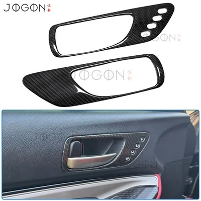 Carbon Interior Door Handle Trim Cover For Lexus RC300 RC350 RC F SPOR 2015-2025 - Image 1 of 4