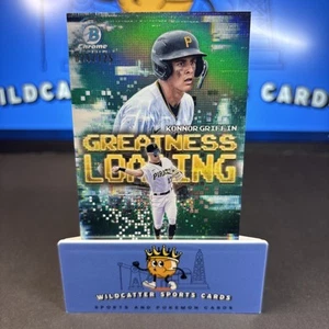 2025 Bowman Baseball KONNOR GRIFFIN #GL-13 Greatness Loading AQUA /125 - Picture 1 of 2