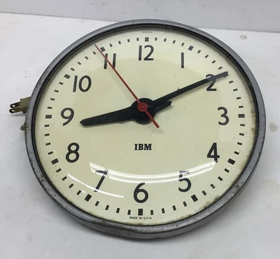 Reloj de pared IBM 95924 Industrial School 10’’’ de colección tamaño inusual SOLO PIEZAS...[S8-2] Foto 1 de 4